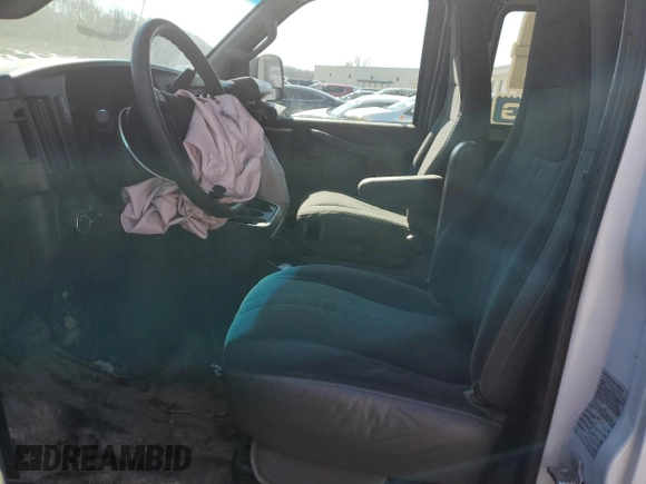 2018 Chevrolet Express Cargo Van with VIN 1GCWGAFG7J1912491, listed as a Copart auction lot 47119905 with 142,521 mi miles and Salvage Title. Bid and sale history available at carsss.com. Image 7.