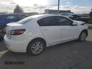 2012 Mazda 3 i Grand Touring with VIN JM1BL1W74C1664536, listed as a Copart auction lot 82973564 with 121,758 mi miles and Salvage Title. Bid and sale history available at carsss.com. Image 3.