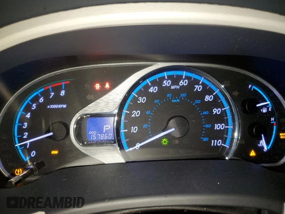 2013 Toyota Sienna XLE with VIN 5TDDK3DC7DS053587, listed as a Copart auction lot 51430625 with 157,860 mi miles and Salvage Title. Bid and sale history available at DreamBid. Image 9.