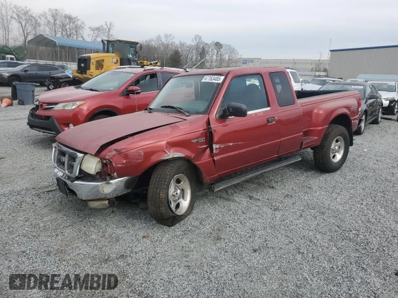 2000 Ford Ranger XL with VIN 1FTZR15V1YTB05504, listed as a Copart auction lot 47763485 with 211,756 mi miles and Salvage Title. Bid and sale history available at DreamBid. Image 1.