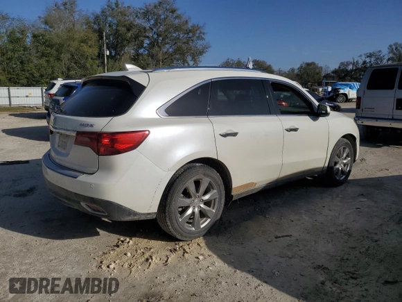 2015 Acura MDX Advance/Entertainment Pkg with VIN 5FRYD3H84FB002247, listed as a Copart auction lot 47773735 with 175,689 mi miles and Salvage Title. Bid and sale history available at carsss.com. Image 3.