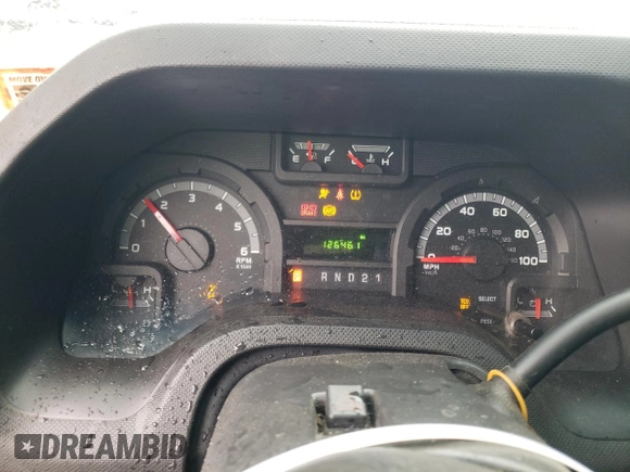 2013 Ford Econoline Cargo Commercial с VIN 1FTNE2EW8DDB03942, выставлен на аукционе Copart как лот 81302434 с пробегом 126 461 миль миль и Списание • Salvage title. История ставок и продаж доступна на DreamBid. Изображение 9.