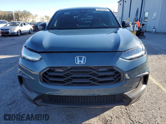 2024 Honda HR-V Sport with VIN 3CZRZ1H55RM750940, listed as a Copart auction lot 46476805 with 2,936 mi miles and Salvage Title. Bid and sale history available at DreamBid. Image 5.