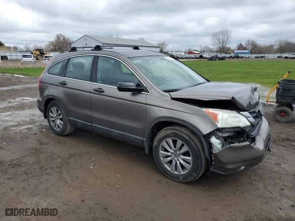 2010 Honda CR-V LX with VIN 5J6RE4H30AL022301, listed as a Copart auction lot 52965945 with 296,178 mi miles and Salvage Title. Bid and sale history available at carsss.com. Image 4.