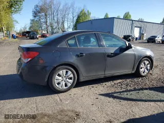 2014 Chevrolet Cruze LS with VIN 1G1PA5SG0E7250851, listed as a Copart auction lot 53528125 with 132,949 mi miles and Clean Title. Bid and sale history available at carsss.com. Image 3.