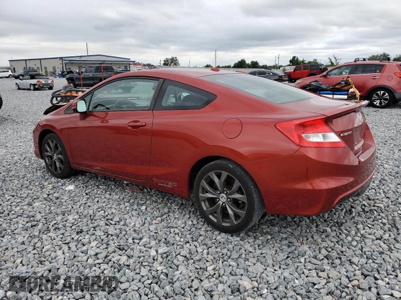 2012 Honda Civic Cpe Si with VIN 2HGFG4A54CH702346, listed as a Copart auction lot 52257745 with 142,564 mi miles and Salvage Title. Bid and sale history available at carsss.com. Image 2.