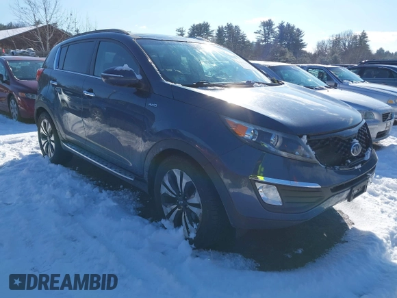 2013 Kia Sportage SX with VIN KNDPCCA69D7365073, listed as a IAAI auction lot 41451663 with 67,437 mi miles and . Bid and sale history available at carsss.com. Image 1.