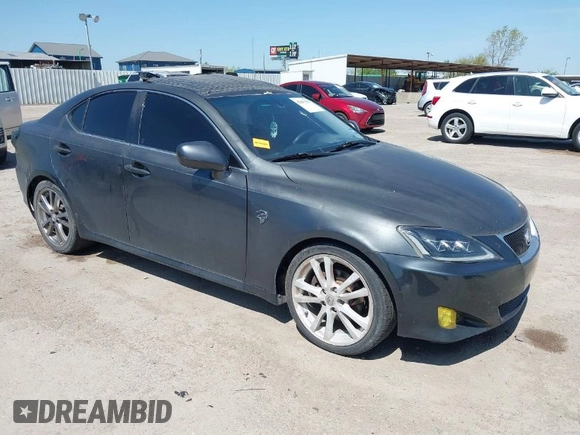 2006 Lexus IS 250 z VIN JTHBK262X62003507, wystawiony jako IAAI lot #42001330 z przebiegiem 168 617 mil mil oraz . Historia ofert i sprzedaży dostępna na DreamBid. Obrazek 1.