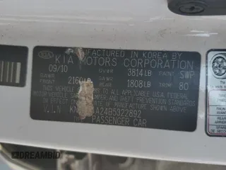 2011 Kia Forte EX with VIN KNAFU4A24B5322892, listed as a Copart auction lot 69071204 with 206,270 mi miles and Salvage Title. Bid and sale history available at carsss.com. Image 14.