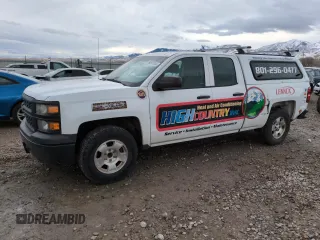 2014 Chevrolet Silverado 1500 Work Truck with VIN 1GCRCPEH2EZ205411, listed as a Copart auction lot 84908744 with 186,138 mi miles and Clean Title. Bid and sale history available at DreamBid. Image 1.
