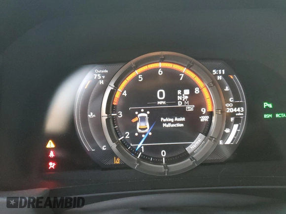 2019 Lexus LC 500h z VIN JTHHP5AY0KA007123, wystawiony jako Copart lot #82378554 z przebiegiem 20 443 mil mil oraz Szkoda całkowita • Salvage title. Historia ofert i sprzedaży dostępna na DreamBid. Obrazek 9.