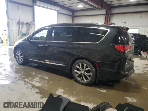 2017 Chrysler Pacifica Limited with VIN 2C4RC1GG8HR644659, listed as a Copart auction lot 60239555 with 94,311 mi miles and Salvage title. Bid and sale history available at DreamBid. Image 2.