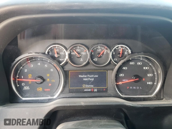 2021 Chevrolet Silverado 3500HD Work Truck with VIN 1GC4YSE78MF202471, listed as a Copart auction lot 43799204 with 60,268 mi miles and Salvage Title. Bid and sale history available at carsss.com. Image 9.