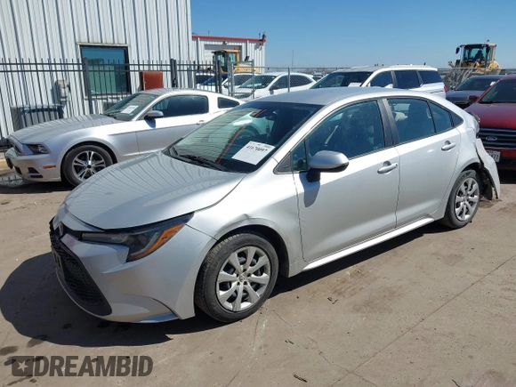 2021 Toyota Corolla LE with VIN 5YFEPMAE2MP166647, listed as a IAAI auction lot 41670097 with 143,557 mi miles. Bid and sale history available at carsss.com. Image 17.