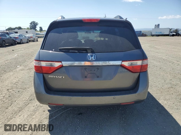 2012 Honda Odyssey LX with VIN 5FNRL5H28CB019953, listed as a Copart auction lot 54586855 with 151,460 mi miles and Salvage Title. Bid and sale history available at carsss.com. Image 6.