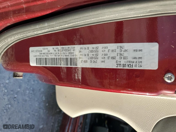 2018 Dodge Grand Caravan SE with VIN 2C4RDGBG4JR273108, listed as a Copart auction lot 78760504 with 0 mi miles and Non Repairable. Bid and sale history available at carsss.com. Image 14.