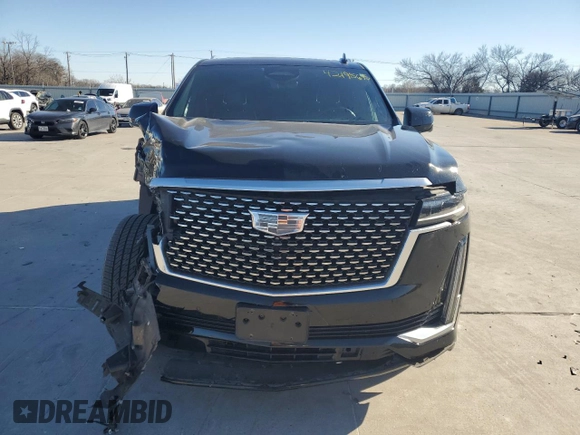 2021 Cadillac Escalade ESV Premium Luxury z VIN 1GYS4KKL6MR181469, wystawiony jako Copart lot #42195695 z przebiegiem 93 844 mil mil oraz Szkoda całkowita • Salvage title. Historia ofert i sprzedaży dostępna na DreamBid. Obrazek 5.