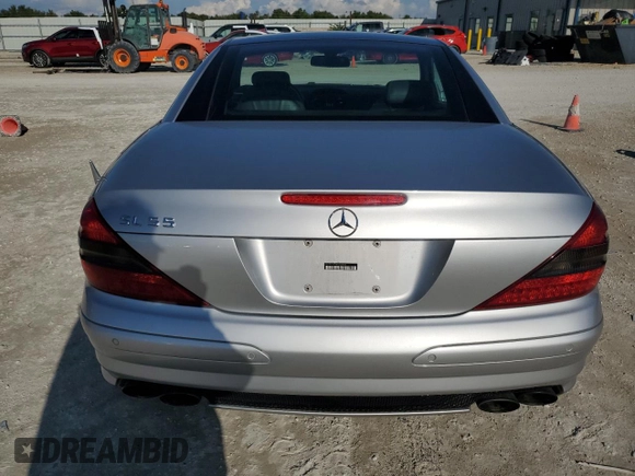 2004 Mercedes-Benz SL 55/63 AMG with VIN WDBSK74FX4F069435, listed as a Copart auction lot 73716494 with Not provided miles and Salvage title. Bid and sale history available at DreamBid. Image 6.