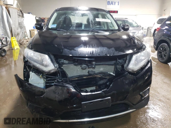 2015 Nissan Rogue SV with VIN KNMAT2MV2FP587220, listed as a Copart auction lot 52145405 with 200,366 mi miles and Salvage Title. Bid and sale history available at DreamBid. Image 5.