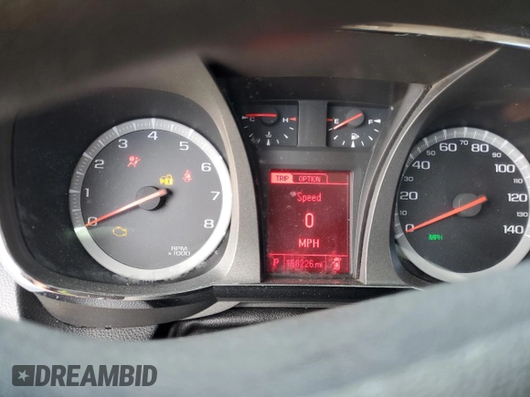 2013 GMC Terrain SLE with VIN 2GKALMEK8D6168435, listed as a Copart auction lot 61612625 with 158,226 mi miles and Salvage title. Bid and sale history available at DreamBid. Image 9.