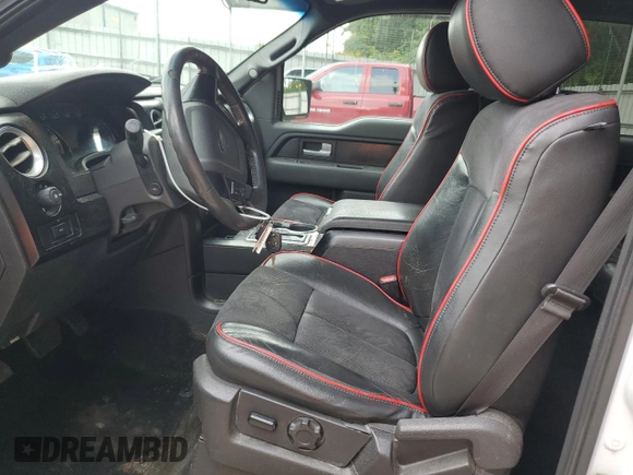 2014 Ford F-150 XL with VIN 1FTFW1EF4EFB77909, listed as a Copart auction lot 60409575 with 201,434 mi miles and Salvage title. Bid and sale history available at DreamBid. Image 7.
