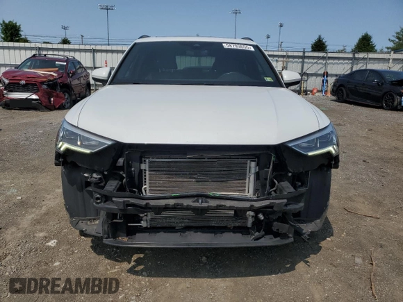 2022 Audi Q3 S line Premium Plus with VIN WA1EECF34N1058134, listed as a Copart auction lot 58793655 with 49,220 mi miles and Salvage title. Bid and sale history available at DreamBid. Image 5.