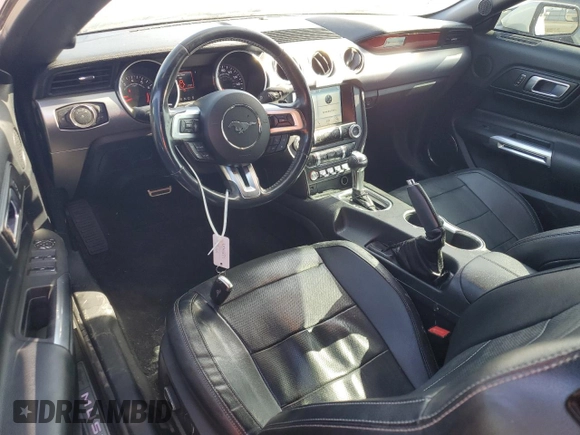 2018 Ford Mustang EcoBoost Premium with VIN 1FATP8UH8J5166333, listed as a Copart auction lot 61604405 with 91,338 mi miles and Salvage title. Bid and sale history available at DreamBid. Image 8.