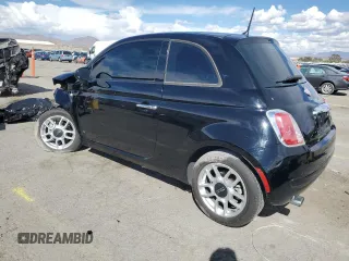2015 FIAT 500 Pop with VIN 3C3CFFAR3FT508054, listed as a Copart auction lot 51841435 with 92,706 mi miles and Salvage title. Bid and sale history available at DreamBid. Image 2.