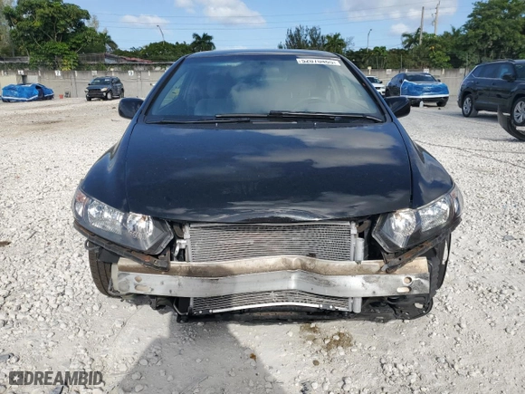 2010 Honda Civic Cpe LX with VIN 2HGFG1B63AH528482, listed as a Copart auction lot 52070465 with 160,574 mi miles and Salvage Title. Bid and sale history available at carsss.com. Image 5.