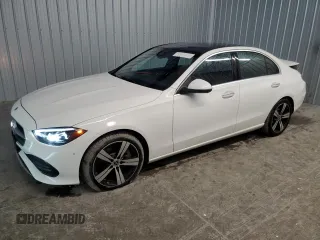 2025 Mercedes-Benz C 300 with VIN W1KAF4GB5SR238853, listed as a Copart auction lot 55306045 with 5,196 mi miles and Clean Title. Bid and sale history available at DreamBid. Image 1.