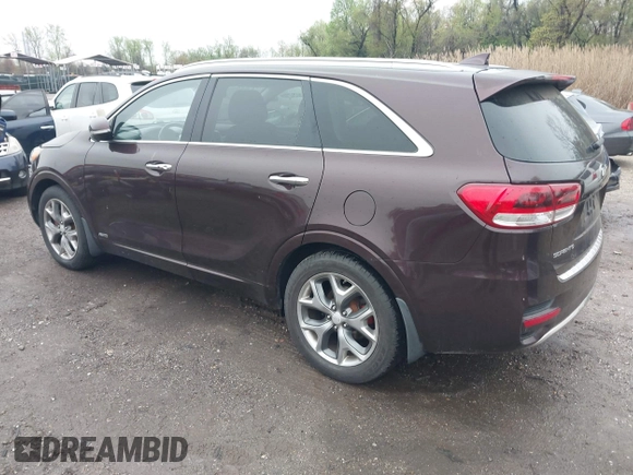 2016 Kia Sorento SX with VIN 5XYPKDA53GG082191, listed as a IAAI auction lot 41987706 with 141,397 mi miles. Bid and sale history available at carsss.com. Image 3.