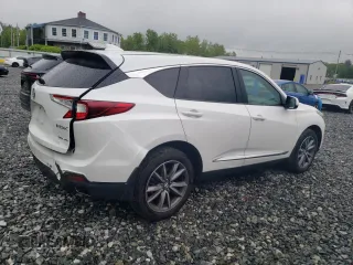 2022 Acura RDX Technology with VIN 5J8TC2H50NL017632, listed as a Copart auction lot 57213075 with 43,919 mi miles and Salvage title. Bid and sale history available at DreamBid. Image 3.