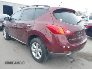2009 Nissan Murano SL with VIN JN8AZ18WX9W132934, listed as a IAAI auction lot 41891283 with Not Provided miles and . Bid and sale history available at DreamBid. Image 3.
