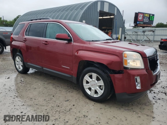 2011 GMC Terrain SLE-2 with VIN 2CTALSECXB6356092, listed as a Copart auction lot 59361745 with 116,610 mi miles and Salvage title. Bid and sale history available at DreamBid. Image 4.