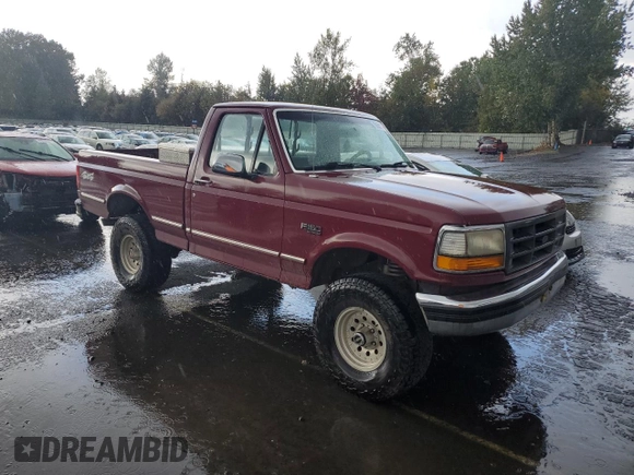 1993 Ford F-150 with VIN 1FTEF14N9PLA20319, listed as a Copart auction lot 76608774 with Not Provided miles and Salvage Title. Bid and sale history available at DreamBid. Image 4.