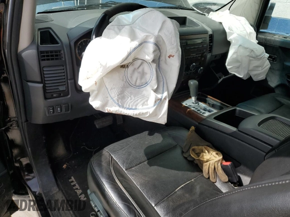 2009 Nissan Titan LE with VIN 1N6BA07C59N314908, listed as a Copart auction lot 58849325 with Not provided miles and Salvage title. Bid and sale history available at DreamBid. Image 8.