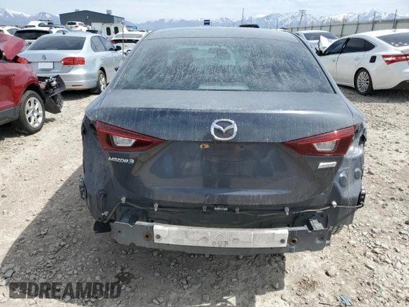 2016 Mazda 3 i Sport with VIN JM1BM1U79G1319346, listed as a Copart auction lot 51855905 with 107,618 mi miles and Salvage Title. Bid and sale history available at carsss.com. Image 6.