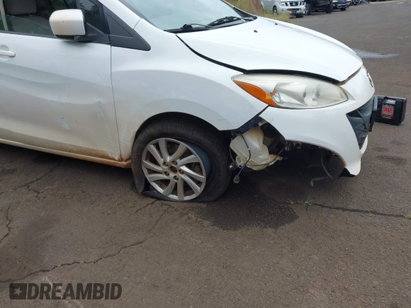 2012 Mazda 5 Sport with VIN JM1CW2BL7C0115861, listed as a IAAI auction lot 41957762 with 133,249 mi miles. Bid and sale history available at carsss.com. Image 6.