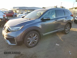 2021 Honda CR-V Touring with VIN 2HKRW2H9XMH672645, listed as a Copart auction lot 88764355 with 52,619 mi miles and Salvage Title. Bid and sale history available at carsss.com. Image 1.