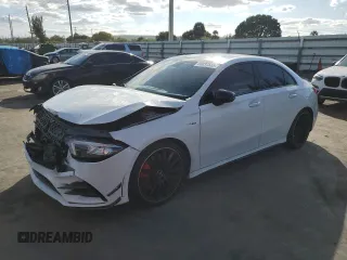 2021 Mercedes-Benz A 35 AMG z VIN W1K3G5BB9MJ283430, wystawiony jako Copart lot #88897585 z przebiegiem 53 206 mil mil oraz Nie do naprawy • Non repairable. Historia ofert i sprzedaży dostępna na DreamBid. Obrazek 1.