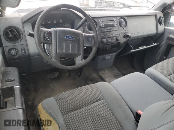 2013 Ford F-250 XL with VIN 1FT7X2B68DEB47487, listed as a Copart auction lot 85341004 with 194,035 mi miles and Salvage Title. Bid and sale history available at DreamBid. Image 8.