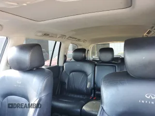 2012 Infiniti QX56 8-passenger with VIN JN8AZ2NC5C9317849, listed as a Copart auction lot 68599364 with 225,533 mi miles and Salvage Title. Bid and sale history available at carsss.com. Image 10.