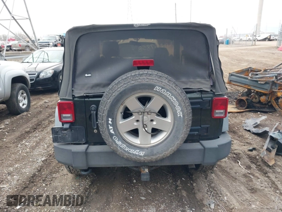 2011 Jeep Wrangler Sport with VIN 1J4AA2D18BL588273, listed as a IAAI auction lot 41857858 with 136,473 mi miles and . Bid and sale history available at carsss.com. Image 16.