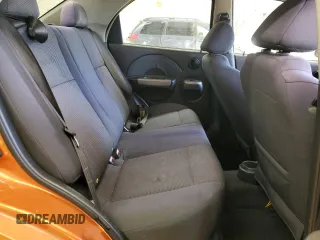 2006 Chevrolet Aveo LT with VIN KL1TG56686B562427, listed as a Copart auction lot 45393615 with 211,170 mi miles and Salvage title. Bid and sale history available at DreamBid. Image 10.