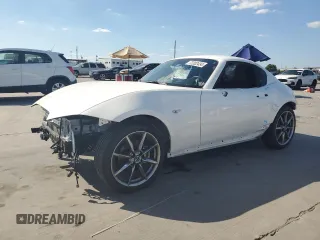 2023 Mazda MX-5 Miata Grand Touring z VIN JM1NDAM76P0561207, wystawiony jako Copart lot #72202434 z przebiegiem 6 928 mil mil oraz Szkoda całkowita • Salvage title. Historia ofert i sprzedaży dostępna na DreamBid. Obrazek 1.