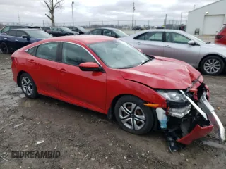 2016 Honda Civic Sedan LX with VIN 2HGFC2F59GH520883, listed as a Copart auction lot 47518695 with 53,278 mi miles and Clean Title. Bid and sale history available at carsss.com. Image 4.