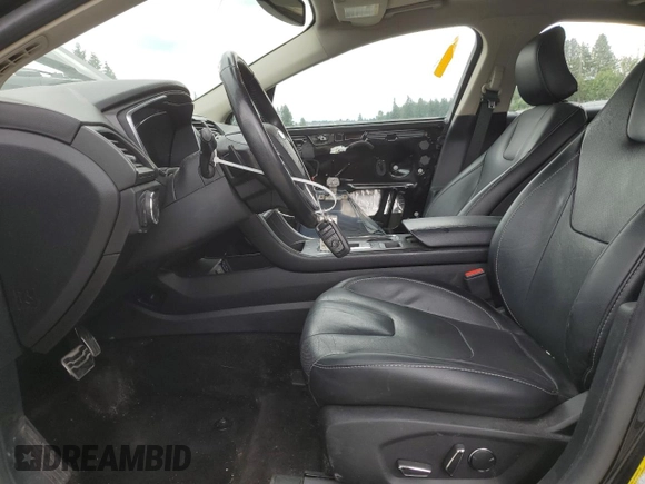2017 Ford Fusion Titanium with VIN 3FA6P0D93HR389152, listed as a Copart auction lot 62600135 with 147,645 mi miles and Salvage title. Bid and sale history available at DreamBid. Image 7.