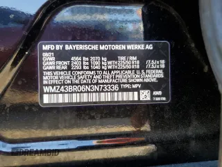 2022 MINI Countryman Cooper with VIN WMZ43BR06N3N73336, listed as a Copart auction lot 73768704 with Not provided miles and Salvage title. Bid and sale history available at DreamBid. Image 12.