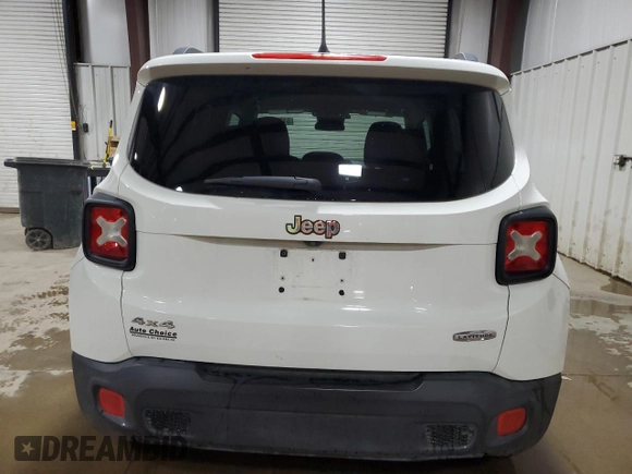 2015 Jeep Renegade Latitude with VIN ZACCJBBT5FPB24782, listed as a Copart auction lot 51709555 with 103,387 mi miles and Clean Title. Bid and sale history available at DreamBid. Image 6.