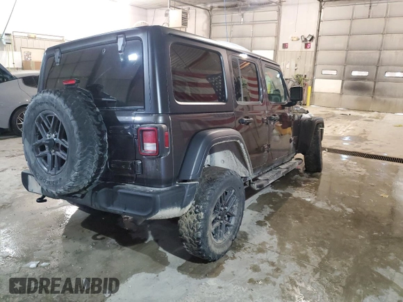 2024 Jeep Wrangler Sport with VIN 1C4PJXKN4RW208552, listed as a Copart auction lot 87195854 with Not provided miles and Salvage title. Bid and sale history available at DreamBid. Image 3.